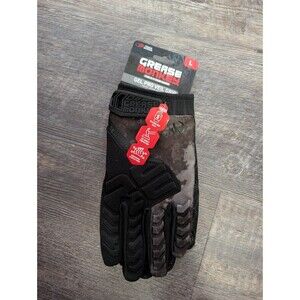 Grease Monkey Gel Pro Veil Grip Work Gloves Large Touchscreen Impact Protection